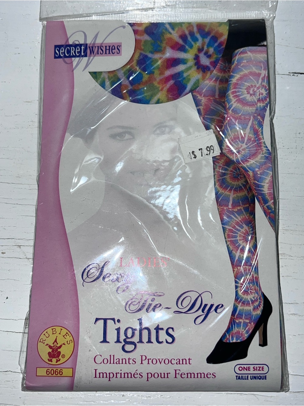 Rubie's Tie-Dye Multicolor Women's Tights